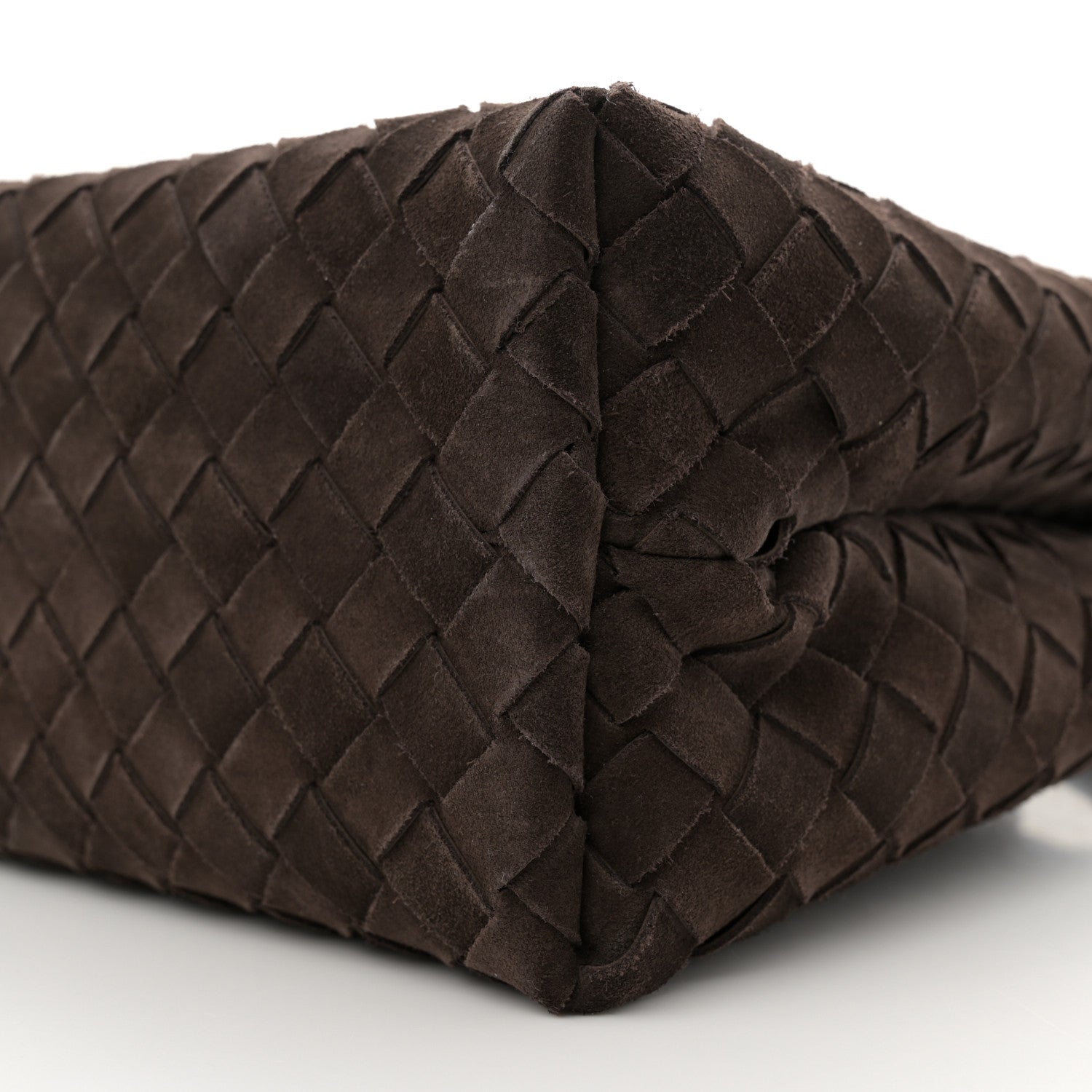 Bottega Veneta Suede Intrecciato Medium Andiamo Shoulder Bag Fondant 9 of 10