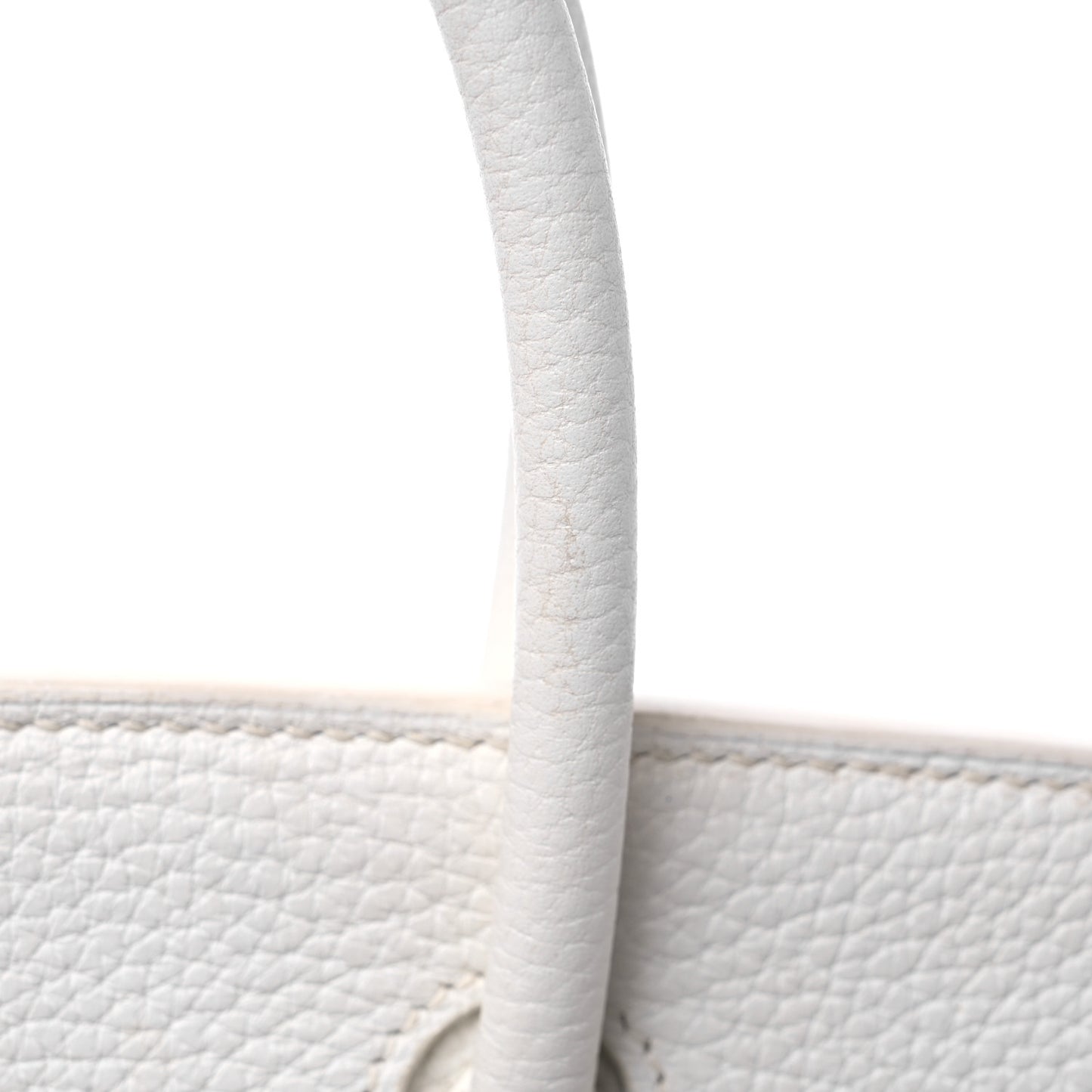 Taurillon Clemence Birkin 30 White