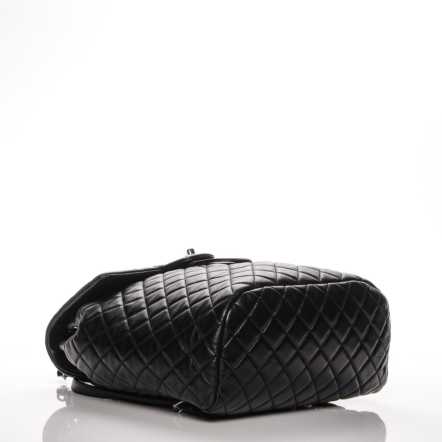 Lambskin Quilted Large Urban Spirit Backpack Black