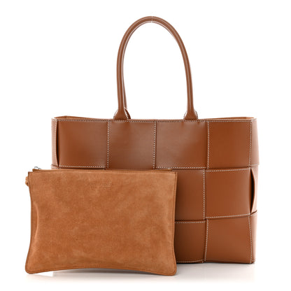 Bottega Veneta Nappa Maxi Intrecciato Medium Arco Tote Wood 1 of 10