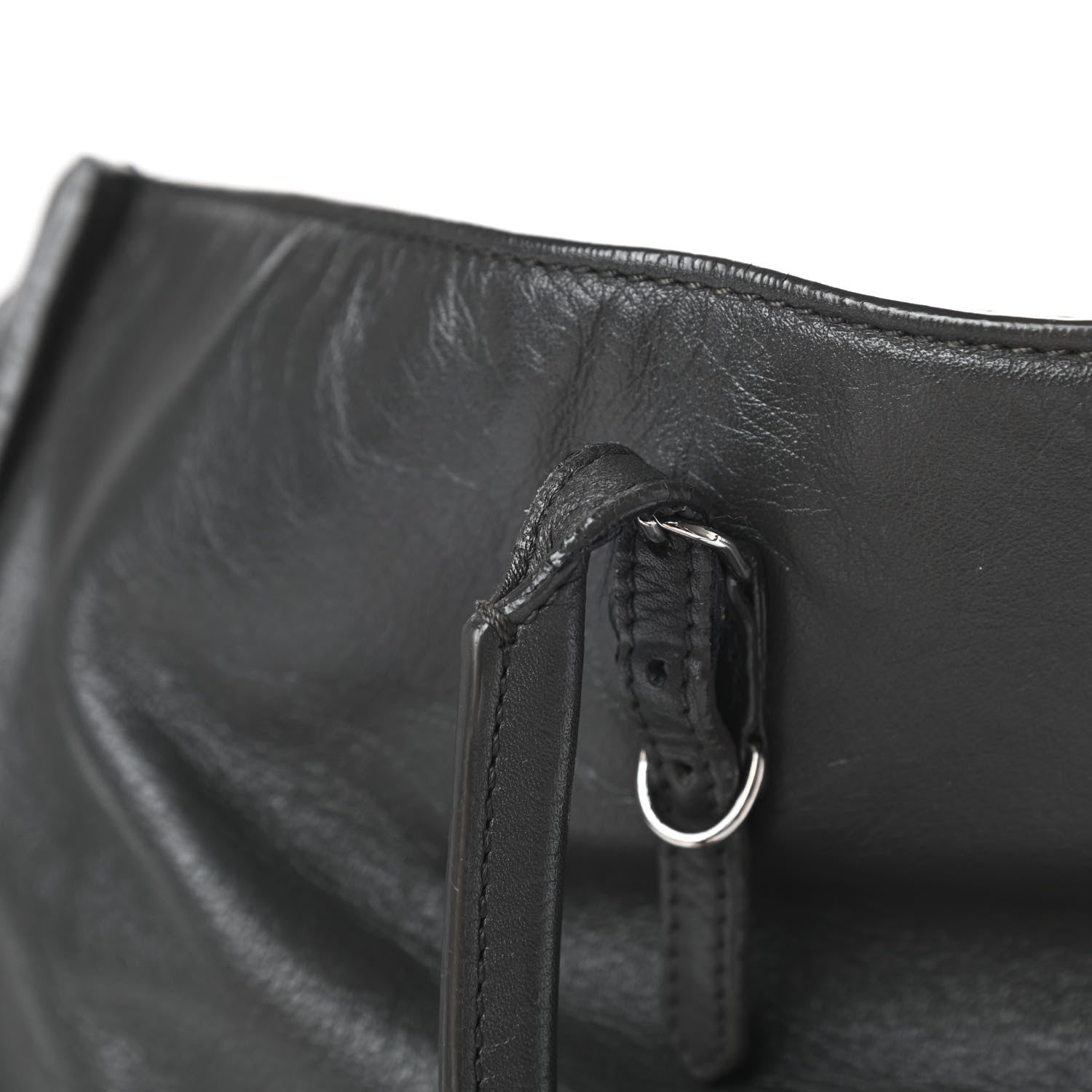 Balenciaga Veau Papier A4 Zip Around Tote Coffee 16 of 17