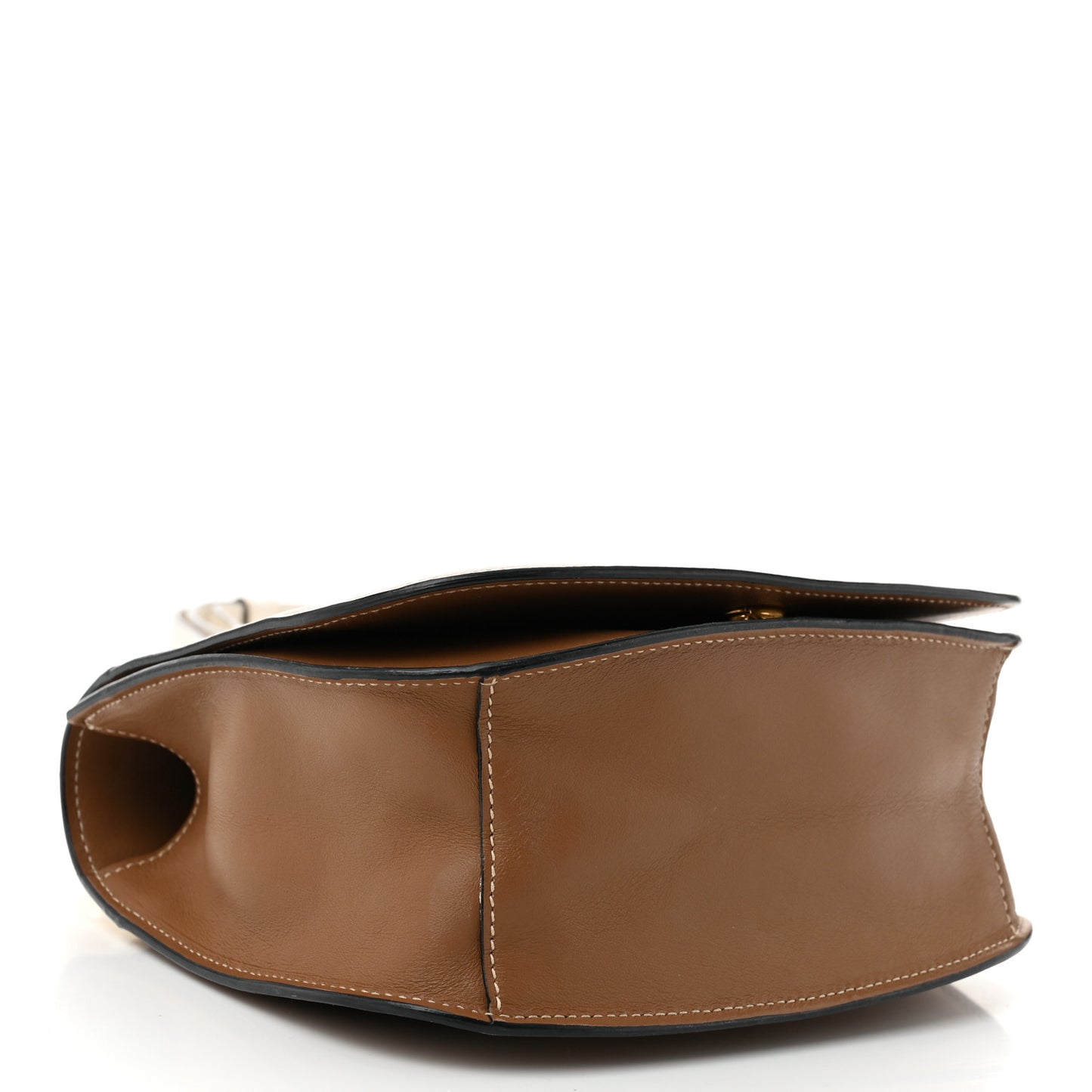 City Calf Pionniere Saddle Bag Cannella White