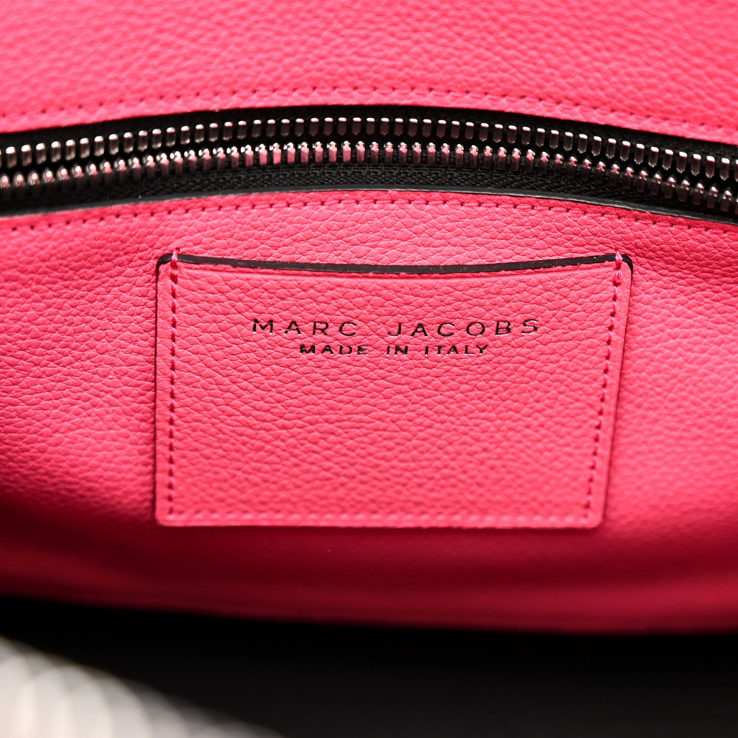 Marc Jacobs Textured Calfskin Medium Incognito Satchel Pink