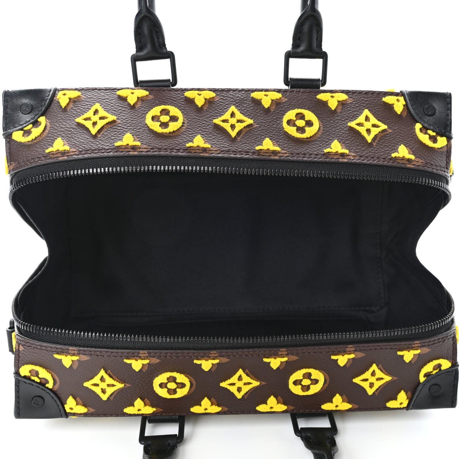 Louis Vuitton Monogram Tuffetage Speedy Trunk Jaune 4 of 4