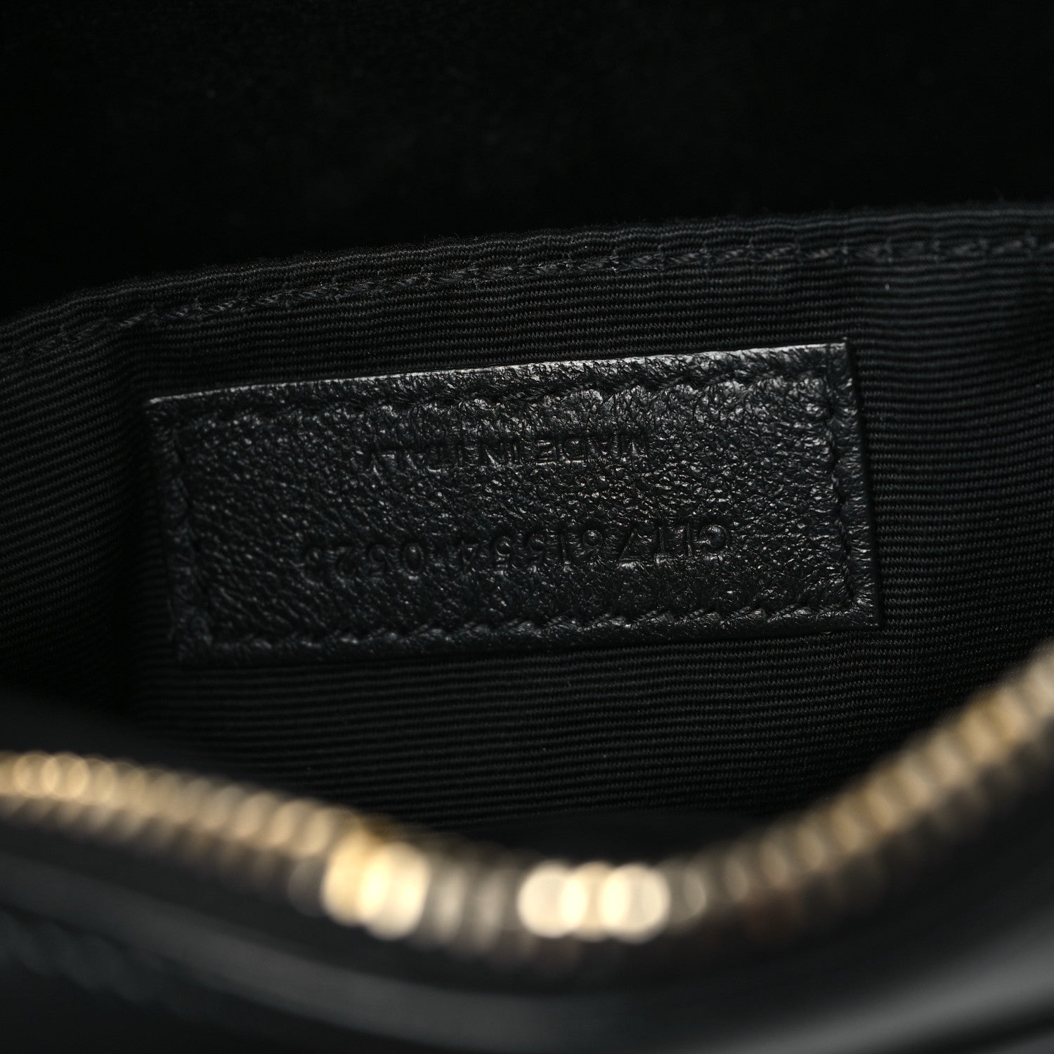 Saint Laurent Calfskin Matelasse Monogram Lou Camera Bag Black 7 of 11