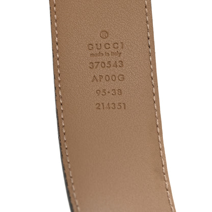 Gucci Calfskin Interlocking G 37mm Belt 95 38 Camelia 5 of 7