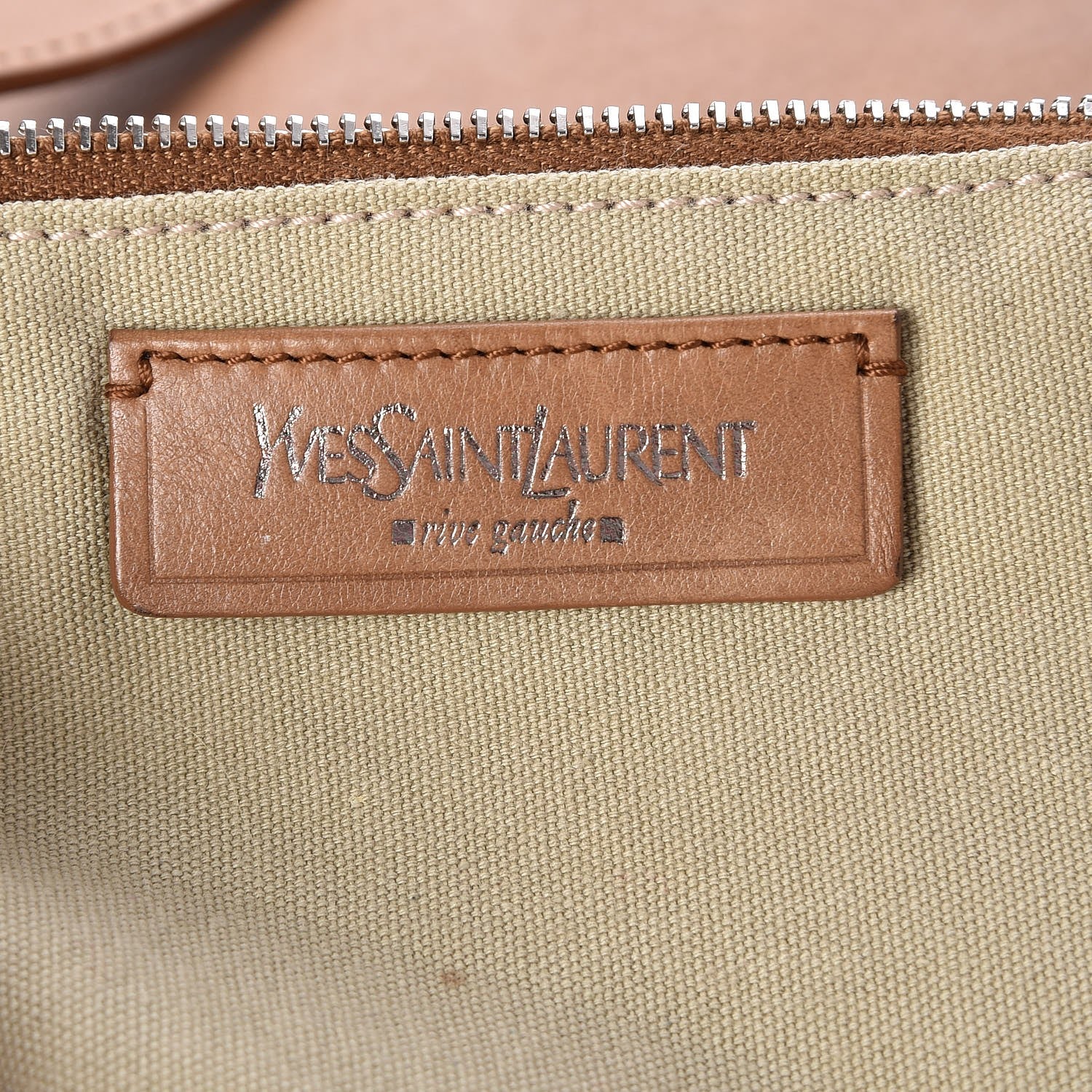 Saint Laurent Calfskin Charms Shopping Tote Beige 8 of 9