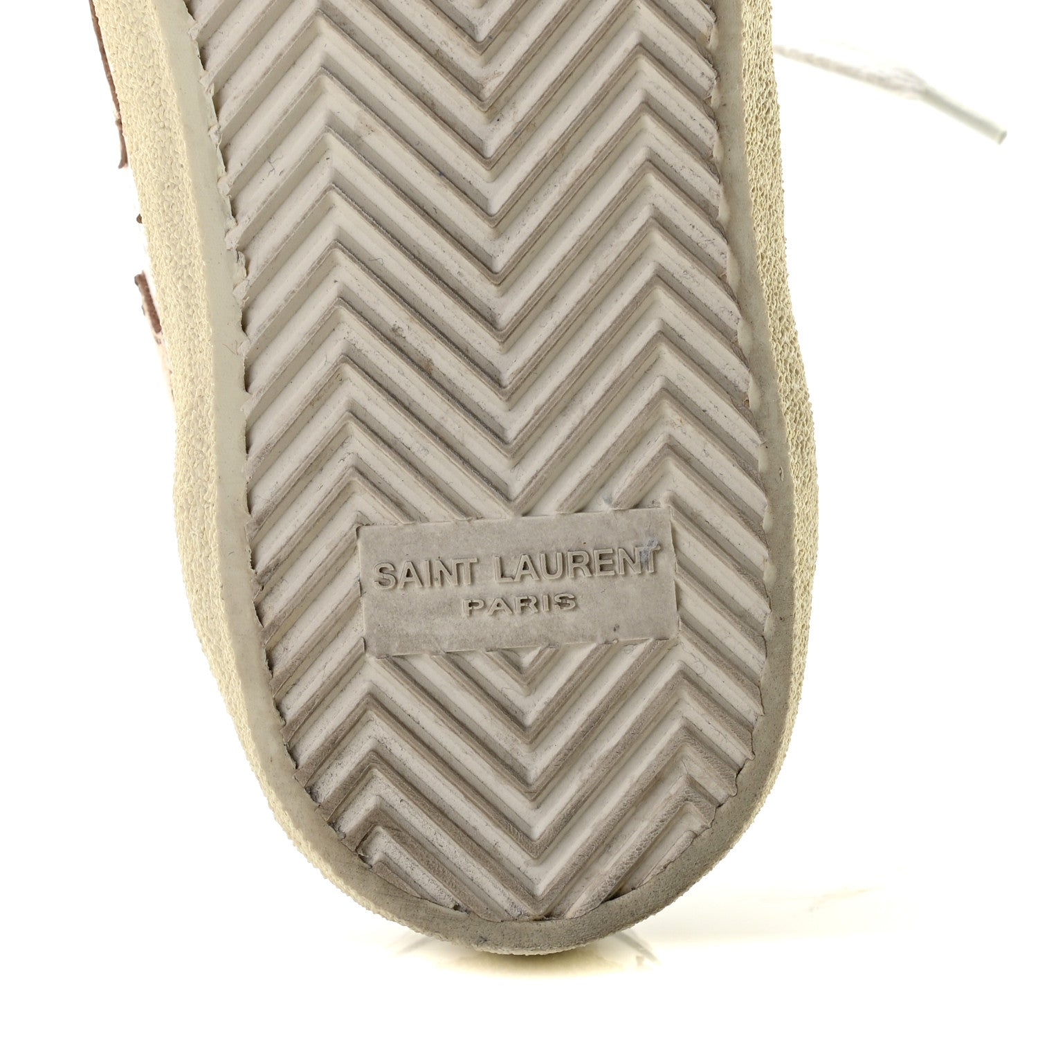 Saint Laurent Nappa Star Court Sneakers 36.5 Off White 11 of 11