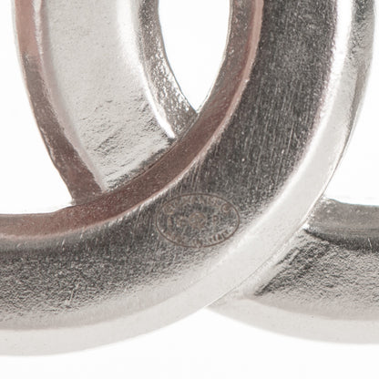 Chanel Crystal CC Mini Brooch Silver 4 of 4