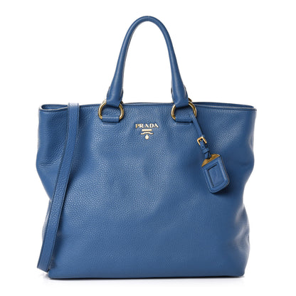 Prada Vitello Phenix Tote Azzurro 1 of 11