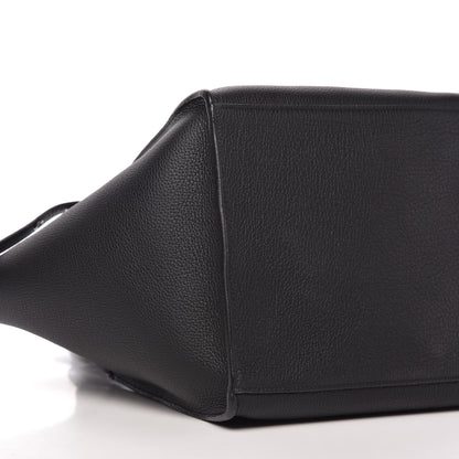 Celine Supple Grained Calfskin Small Long Strap Big Bag Black 6 of 9