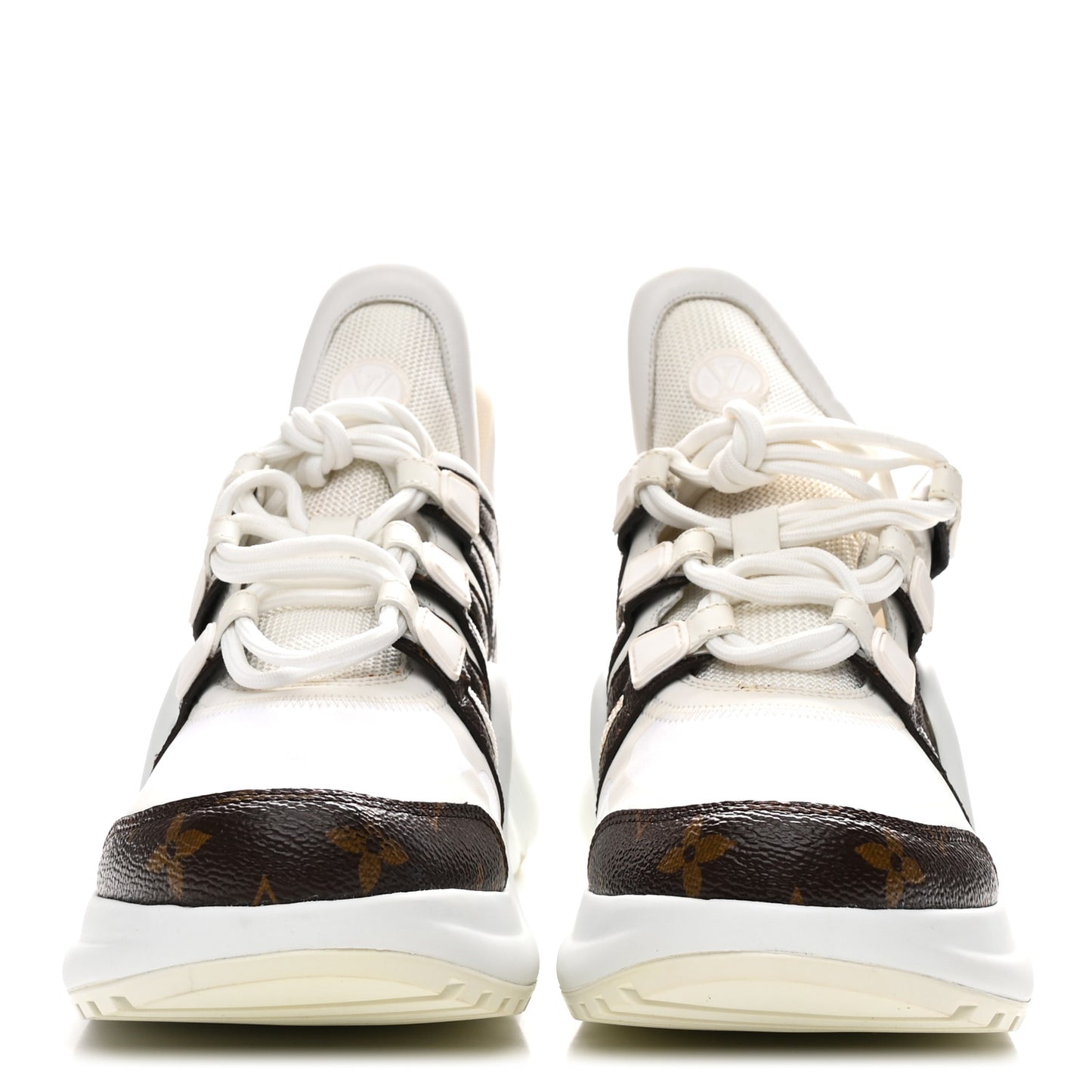 Patent Monogram LV Archlight Sneakers 40 White