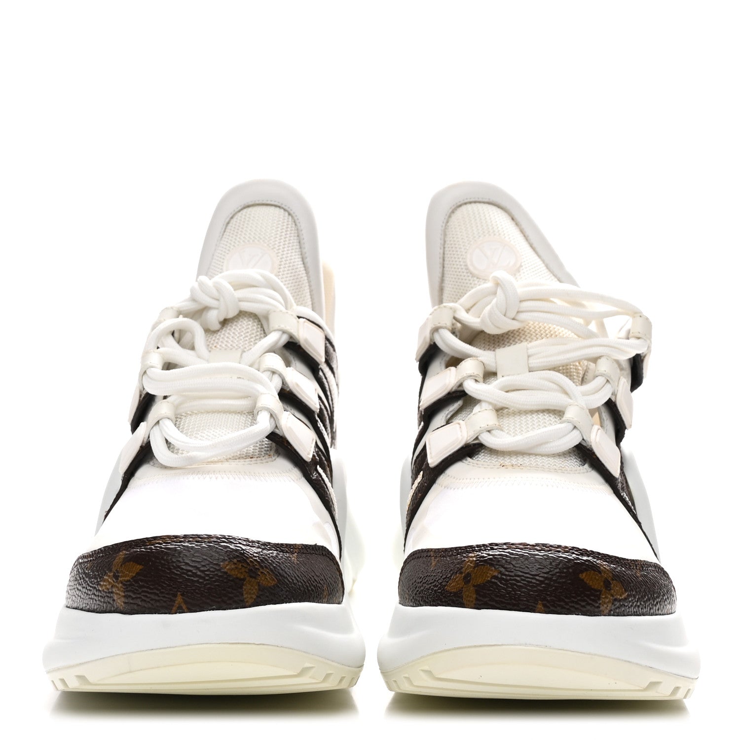 Louis Vuitton Patent Monogram LV Archlight Sneakers 40 White 3 of 11