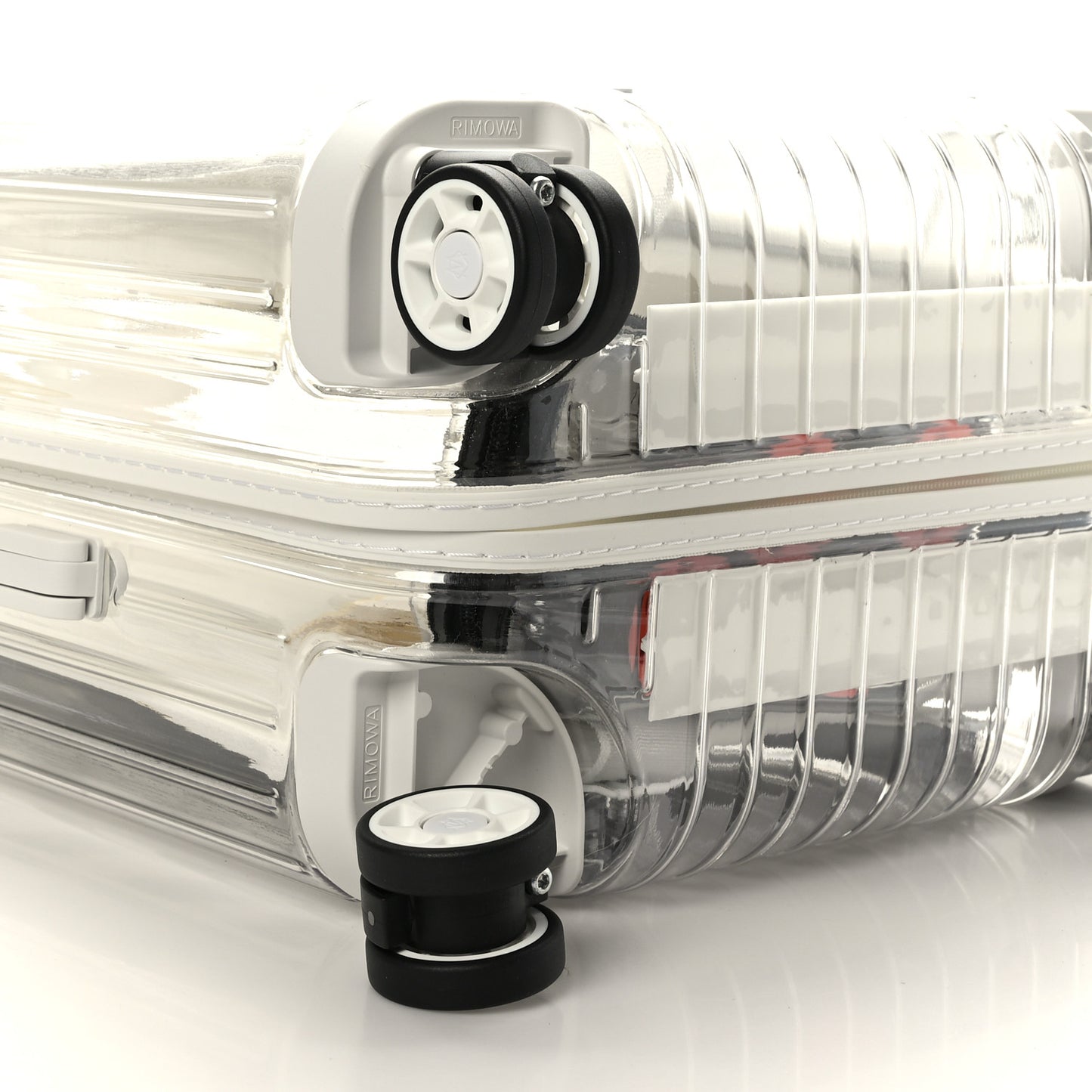 OFF-WHITE X RIMOWA Polycarbonate Luggage Transparent