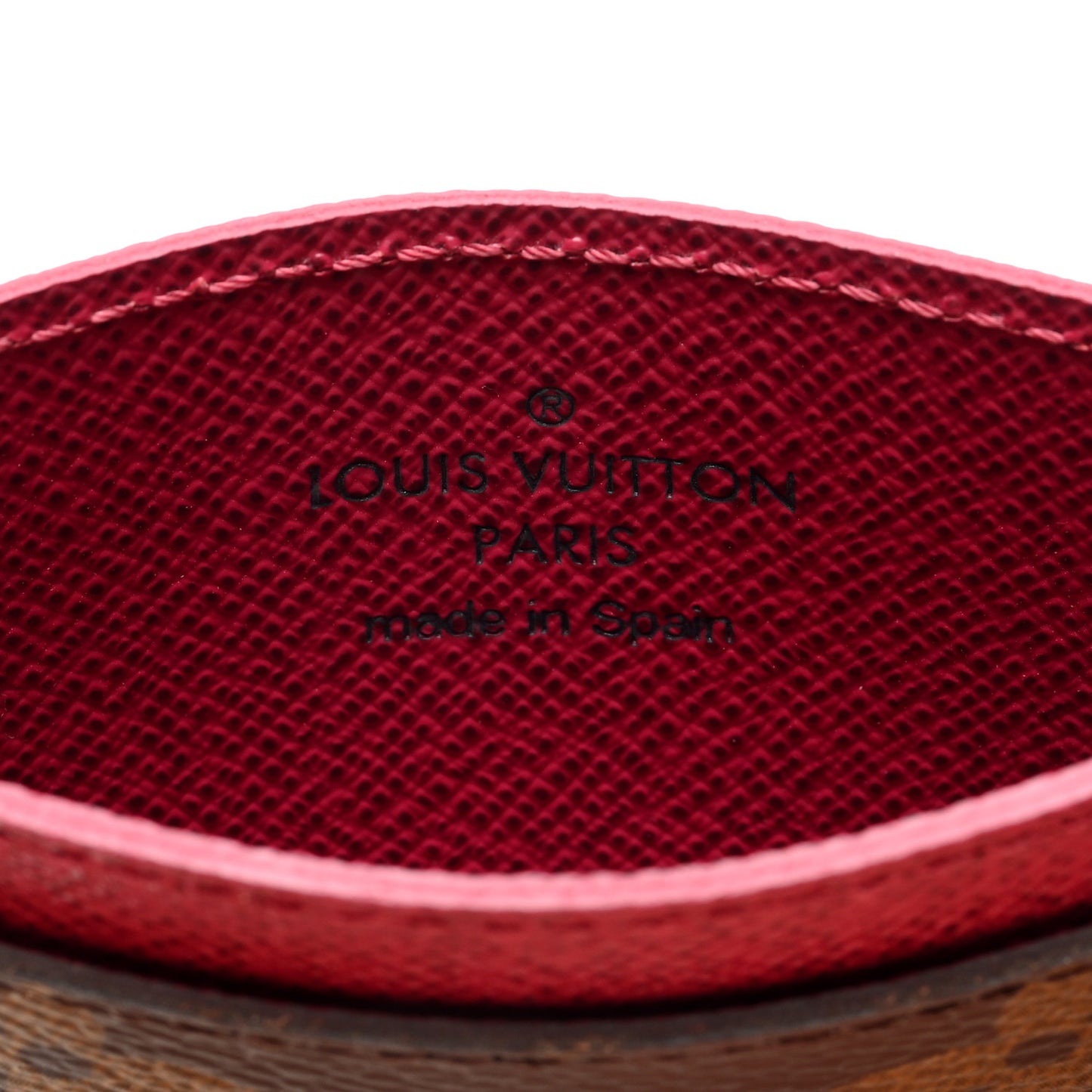 Monogram Card Holder Fuchsia