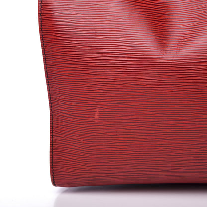 Louis Vuitton Epi Keepall 45 Castillan Red 11 of 15