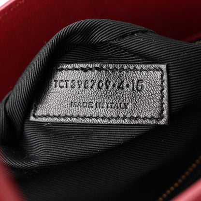 Saint Laurent Calfskin Small Sac De Jour Oxblood 8 of 12