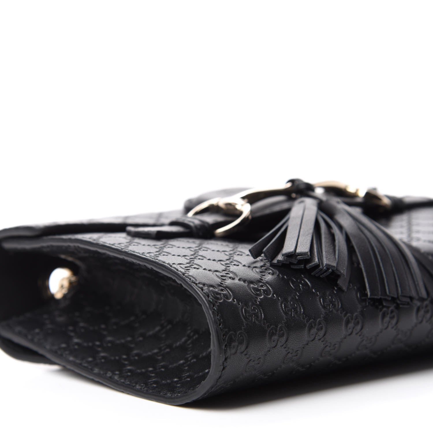Gucci Microguccissima Mini Emily Shoulder Bag Black 6 of 10