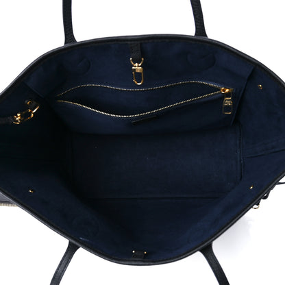 Louis Vuitton Empreinte Monogram Giant Neverfull MM Black 6 of 12