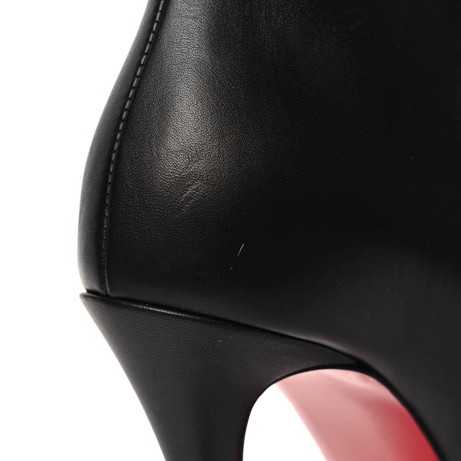 Christian Louboutin Calfskin Dolly Alta Booty 160 Ankle Boots 40 Black 8 of 10