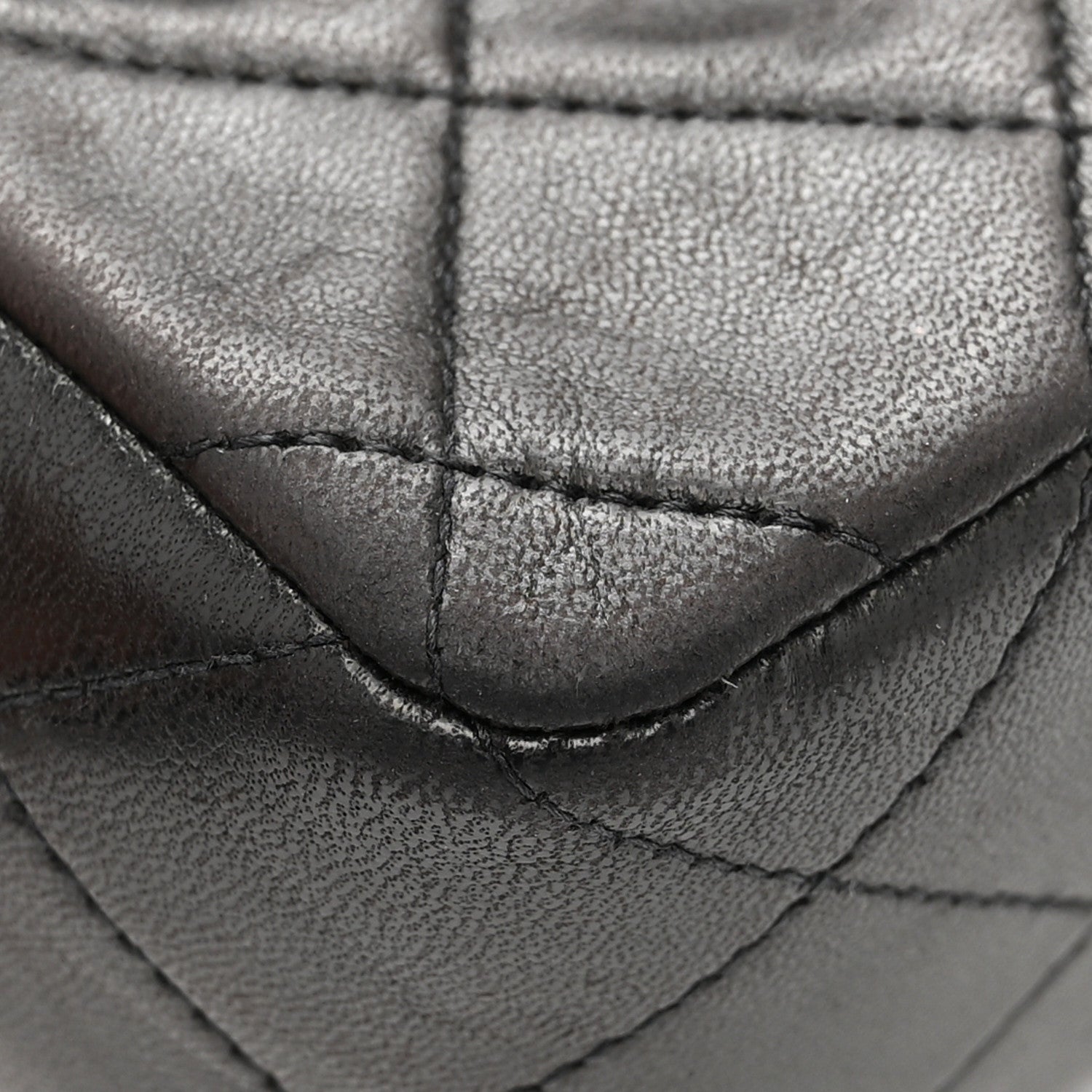 Chanel Lambskin Quilted Mini Square Flap Black 14 of 16