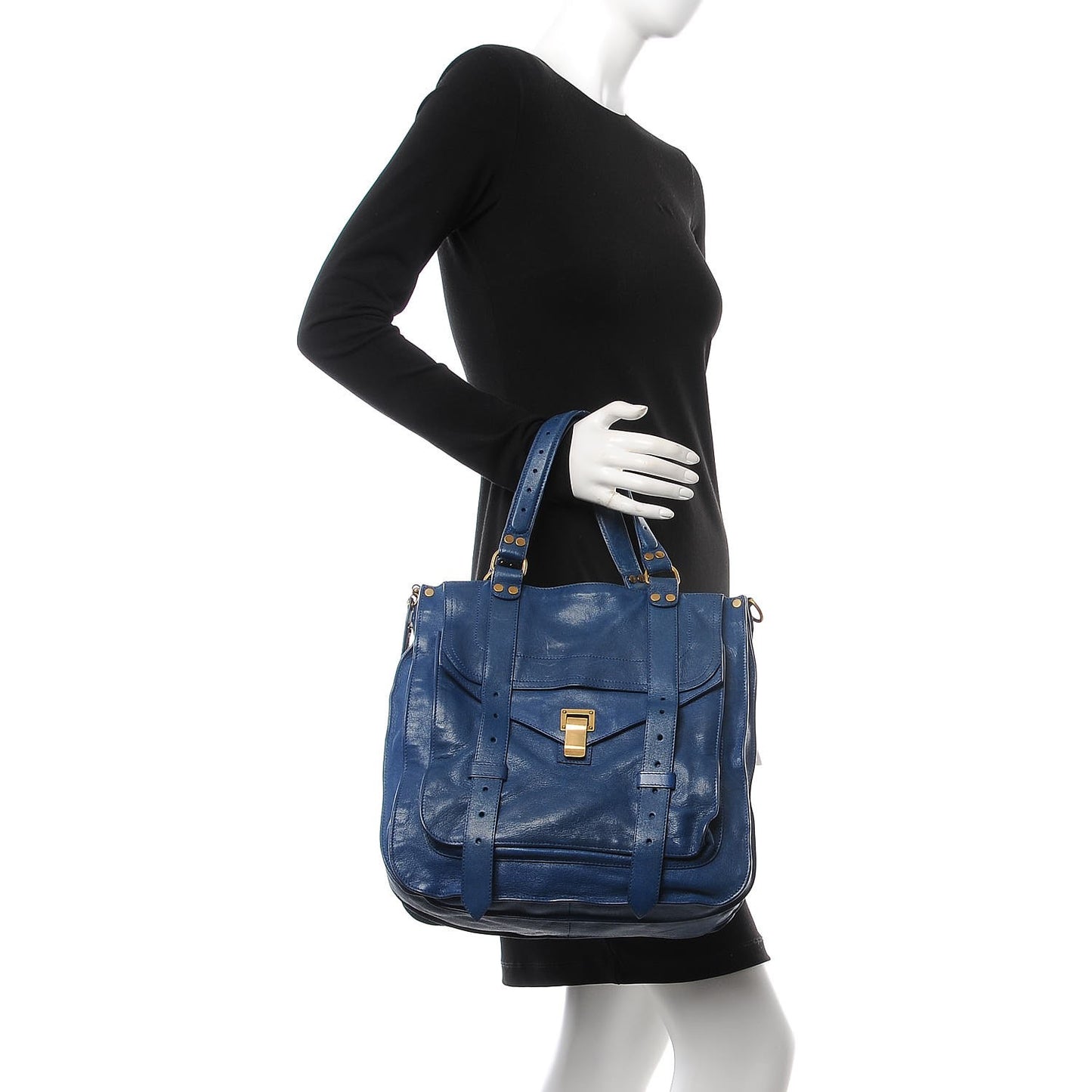 Lambskin PS1 Tote Peacock