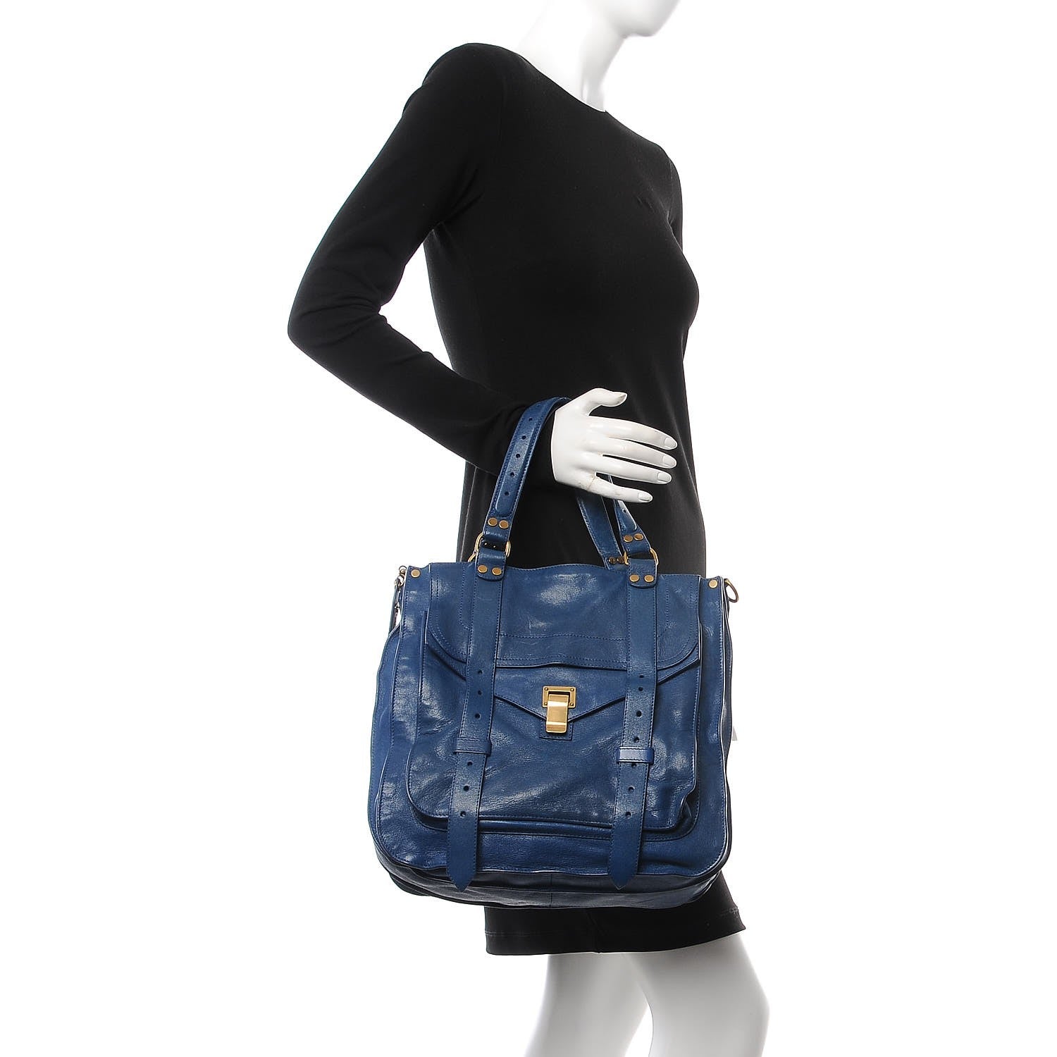 Proenza Schouler Lambskin PS1 Tote Peacock 2 of 12