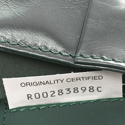 Bottega Veneta Paper Calfskin Maxi Intreccio Small Cassette Crossbody Bag Raintree 8 of 11