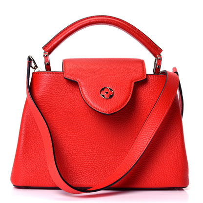 Louis Vuitton Taurillon Capucines BB Rubis 3 of 6