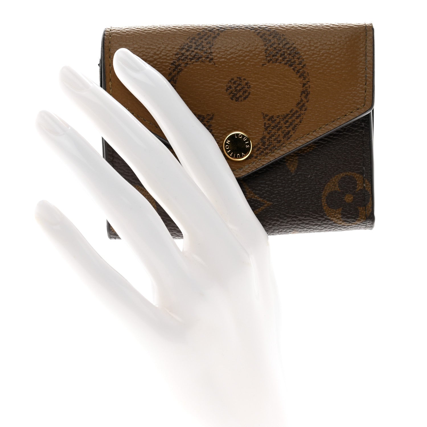 Louis Vuitton LOUIS VUITTON Reverse Monogram Giant Zoe Wallet 2 of 7