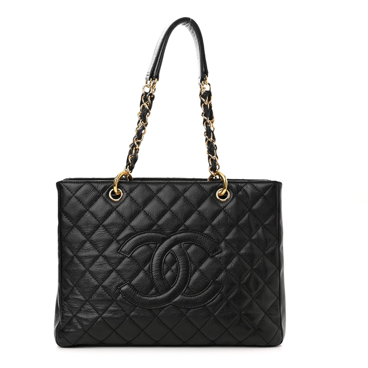 Chanel Caviar Quilted Grand Shopping Tote GST Black 1 of 9