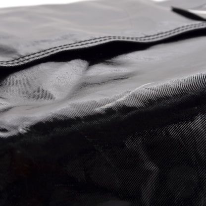 Valentino Garavani Shiny Canvas VLTN Large Messenger Bag Black 9 of 10