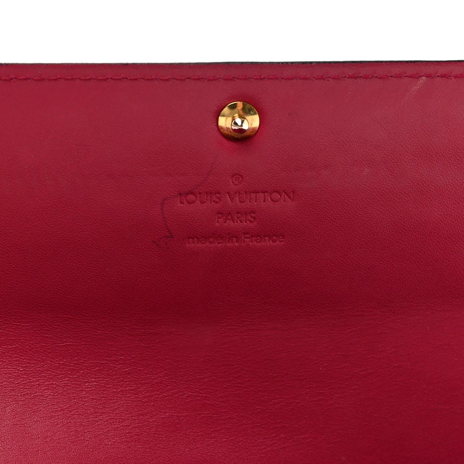Louis Vuitton Vernis Sarah Wallet Rose Indien 6 of 9