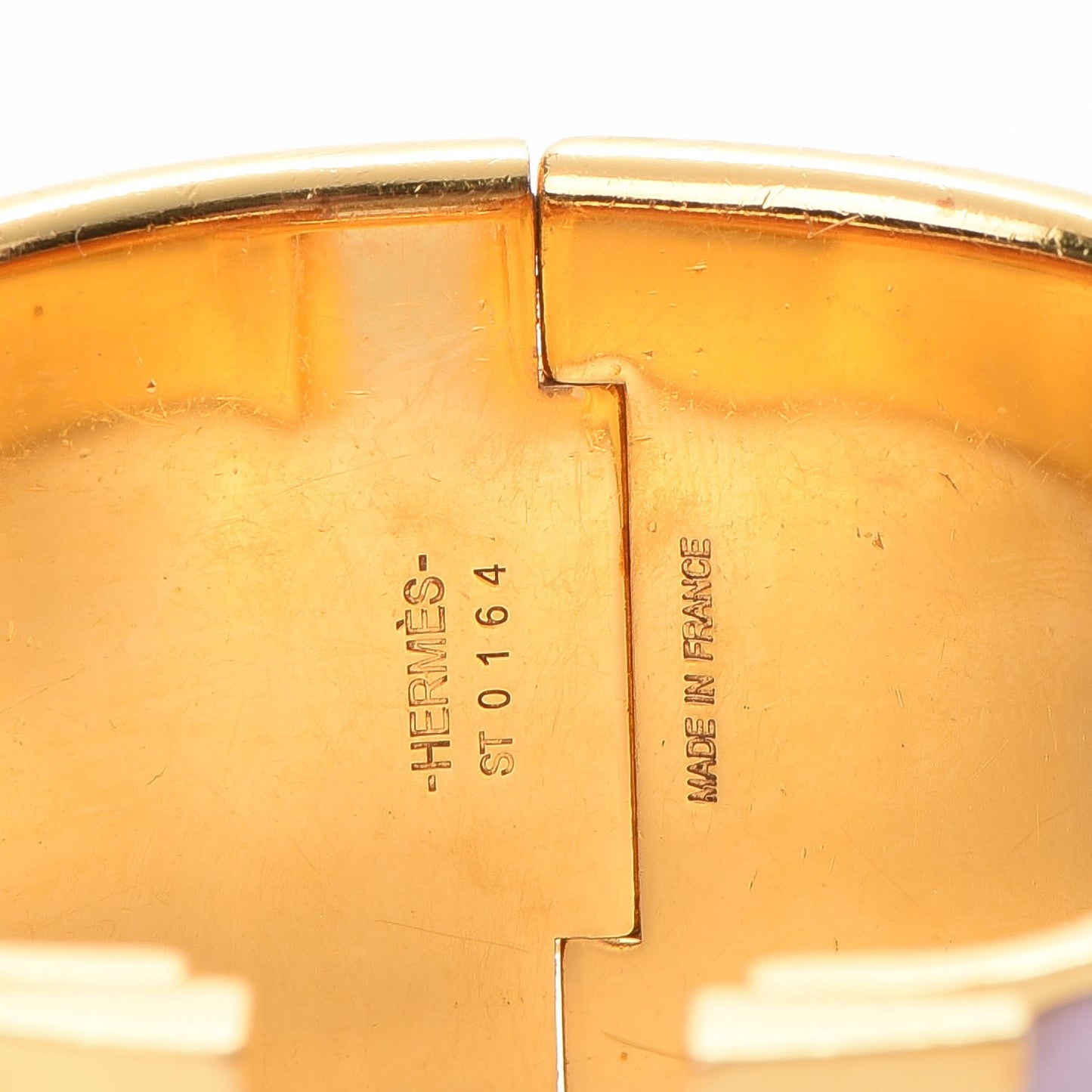 Enamel Extra Wide Clic Clac H Bracelet PM Rose Poudre