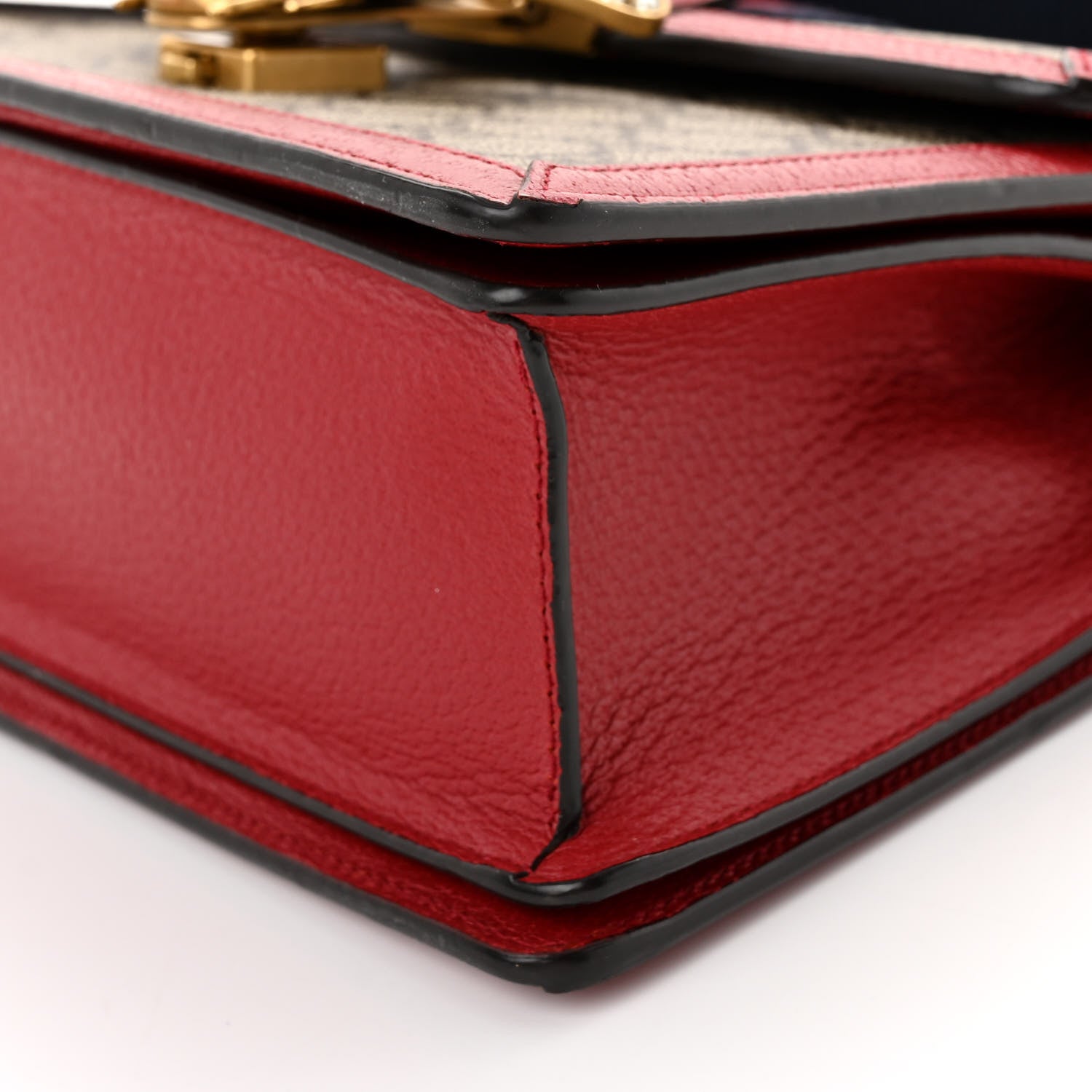 Gucci GG Supreme Monogram Small Queen Margaret Top Handle Bag Red 9 of 12