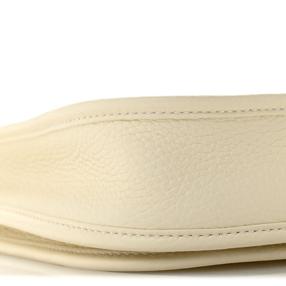 Hermes Taurillon Clemence Evelyne 23 Poche III Cream 8 of 10