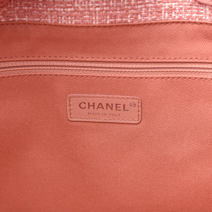 Chanel Canvas Small Deauville Tote Pink 5 of 10