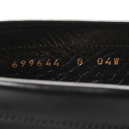 Gucci Millennial Ribot Mens Cara Loafers 8 Black 6 of 9