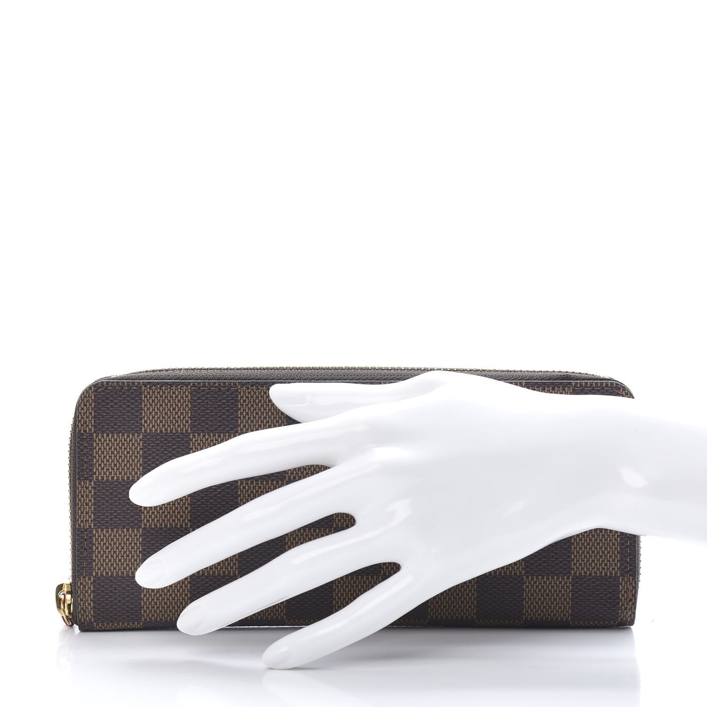 Damier Ebene Clemence Wallet Cherry