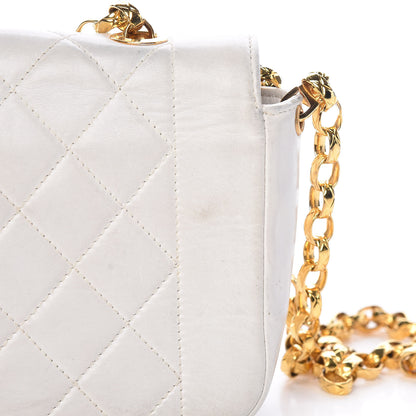 Chanel Lambskin Quilted Small Single Flap White 11 of 15