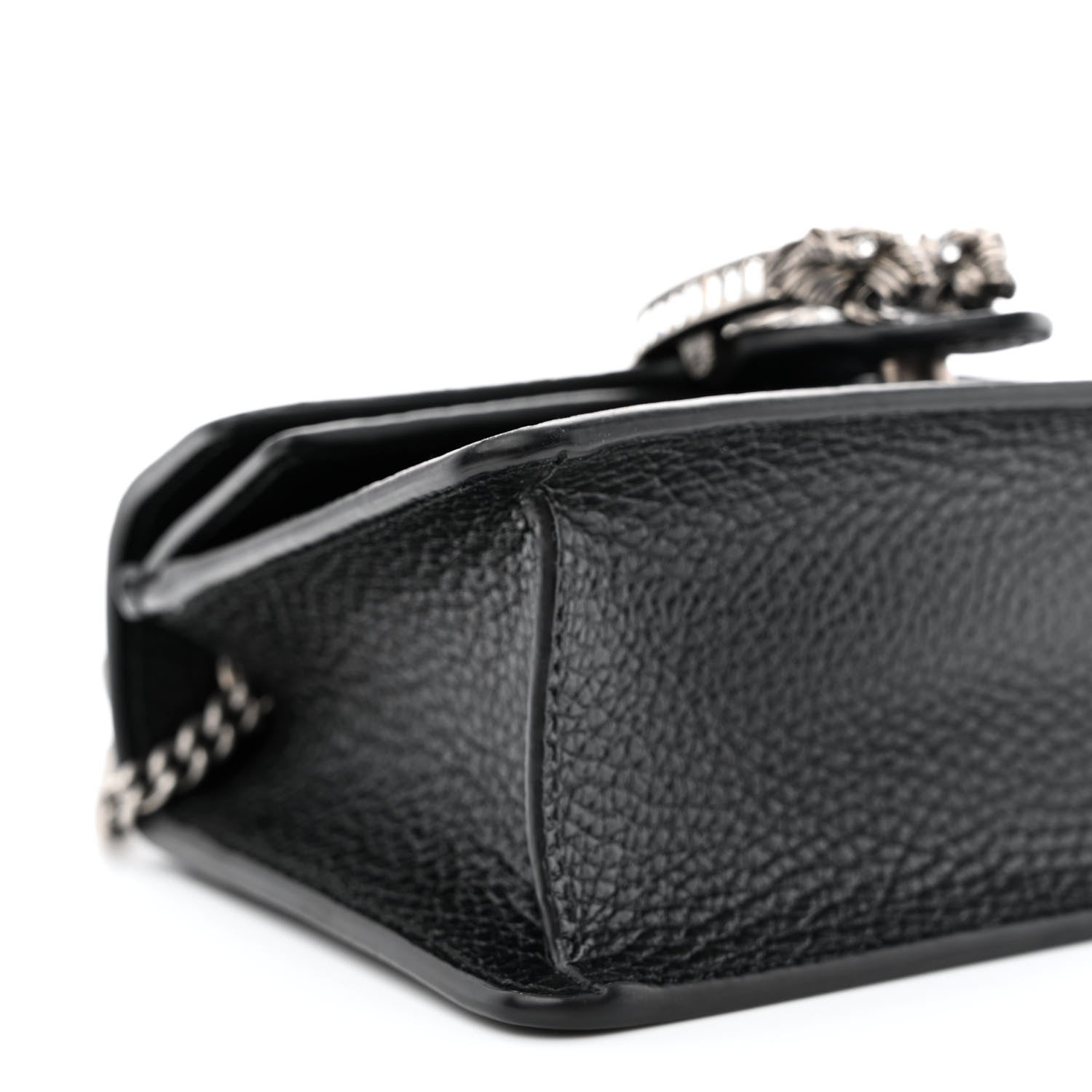 Gucci Dollar Calfskin Crystal Mini Dionysus Top Handle Bag Black Crystal 9 of 10