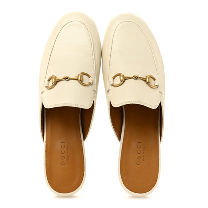 Gucci Malaga Kid Womens Princetown Slippers 37.5 Mystic White 2 of 10