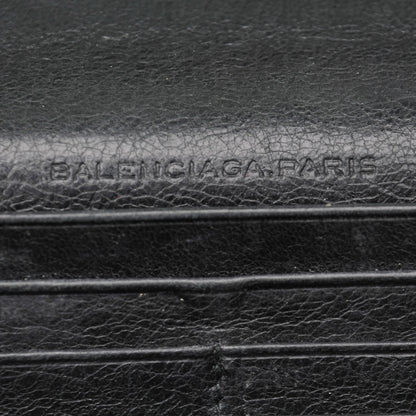 Balenciaga Agneau Classic Hardware Money Wallet Black 6 of 6