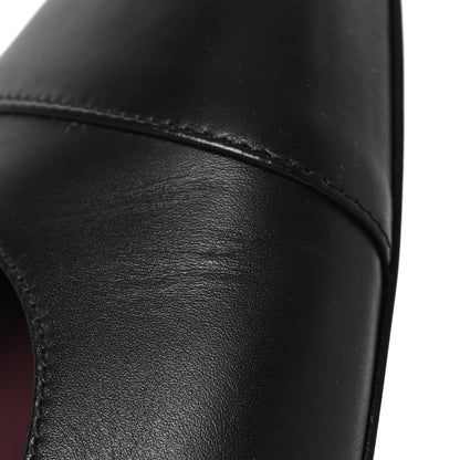 Chanel Lambskin Cap Toe CC Uniform Ballerina Flats 38 Black 14 of 15