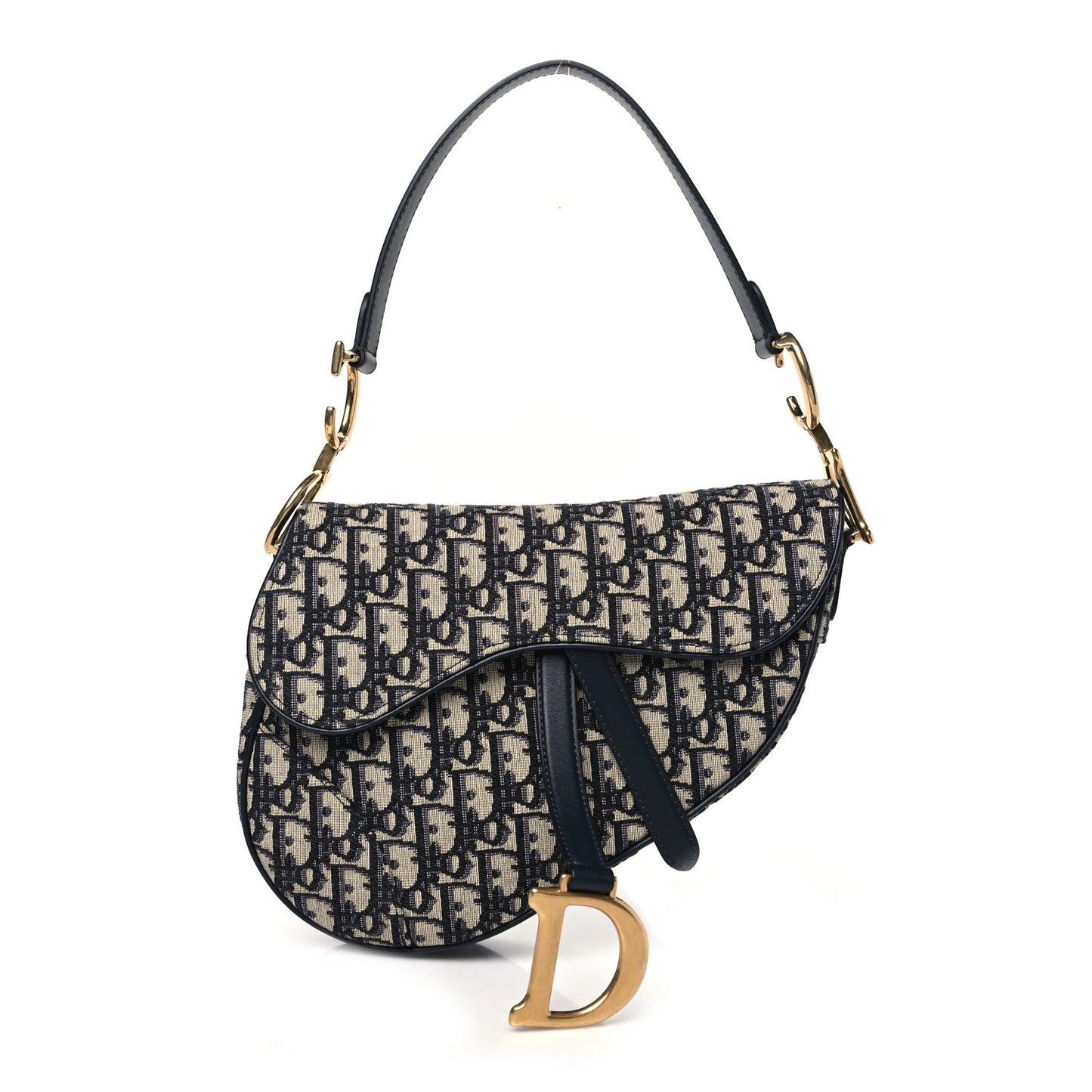 Oblique Saddle Bag Blue
