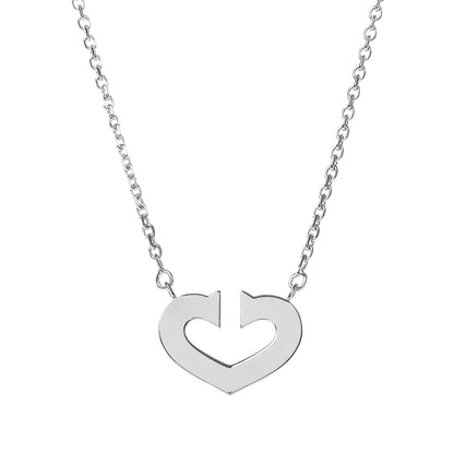 Cartier 18K White Gold Medium Hearts and Symbols Necklace 4 of 6