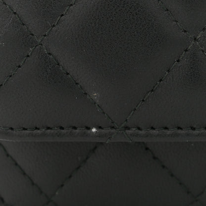 Chanel Lambskin Quilted Trendy CC Wallet On Chain WOC Black 11 of 14