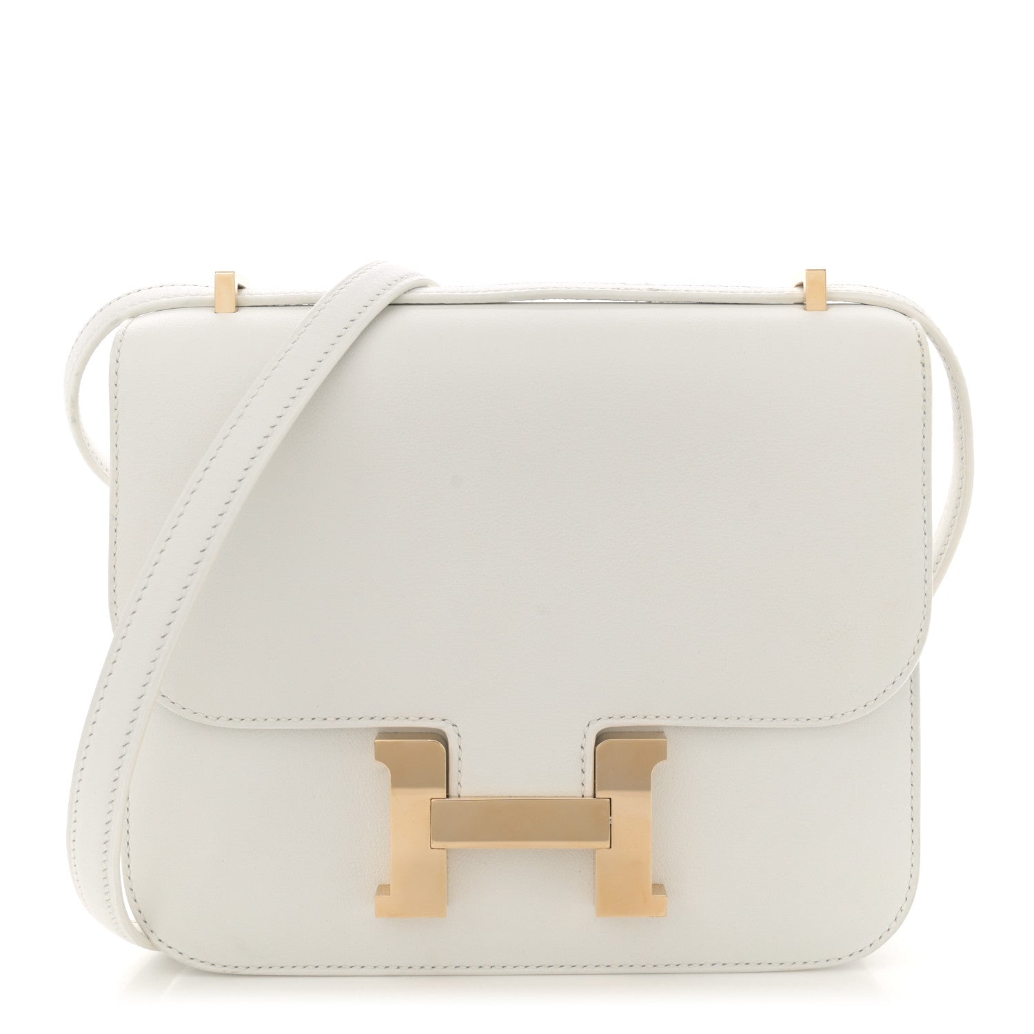 Hermes Swift Constance 18 New White 1 of 14