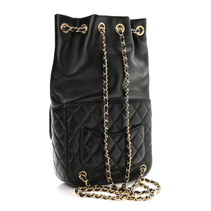 Chanel Lambskin Quilted Small in Seoul Backpack Black 3 of 10