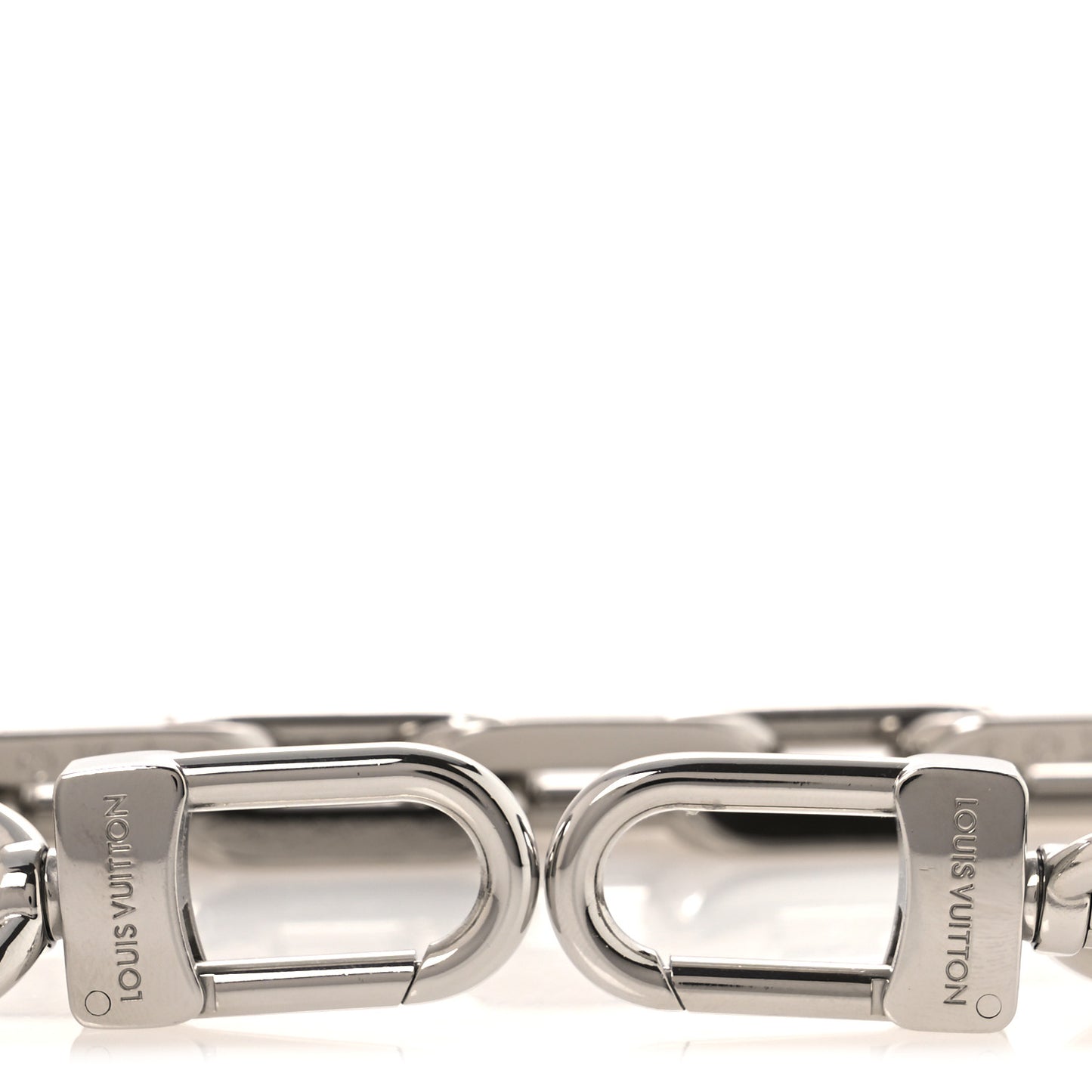 Metal Coussin PM Chain Strap Silver
